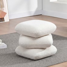 Devika Chenille Swivel Ottoman